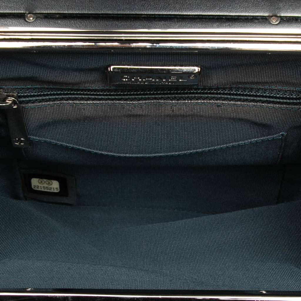 Chanel CC Metallic Calfskin Vanity Bag - 4