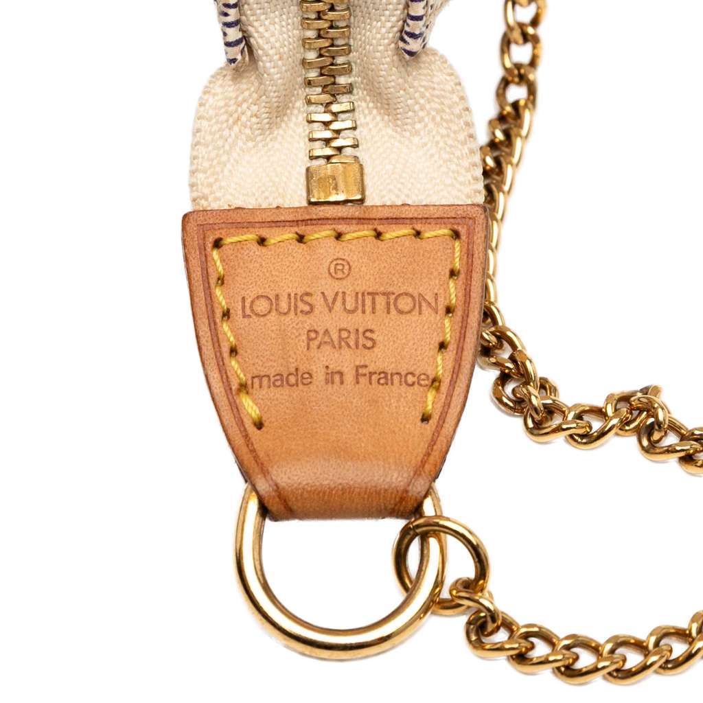 Louis Vuitton Damier Azur Mini Pochette Accessoires - Side view