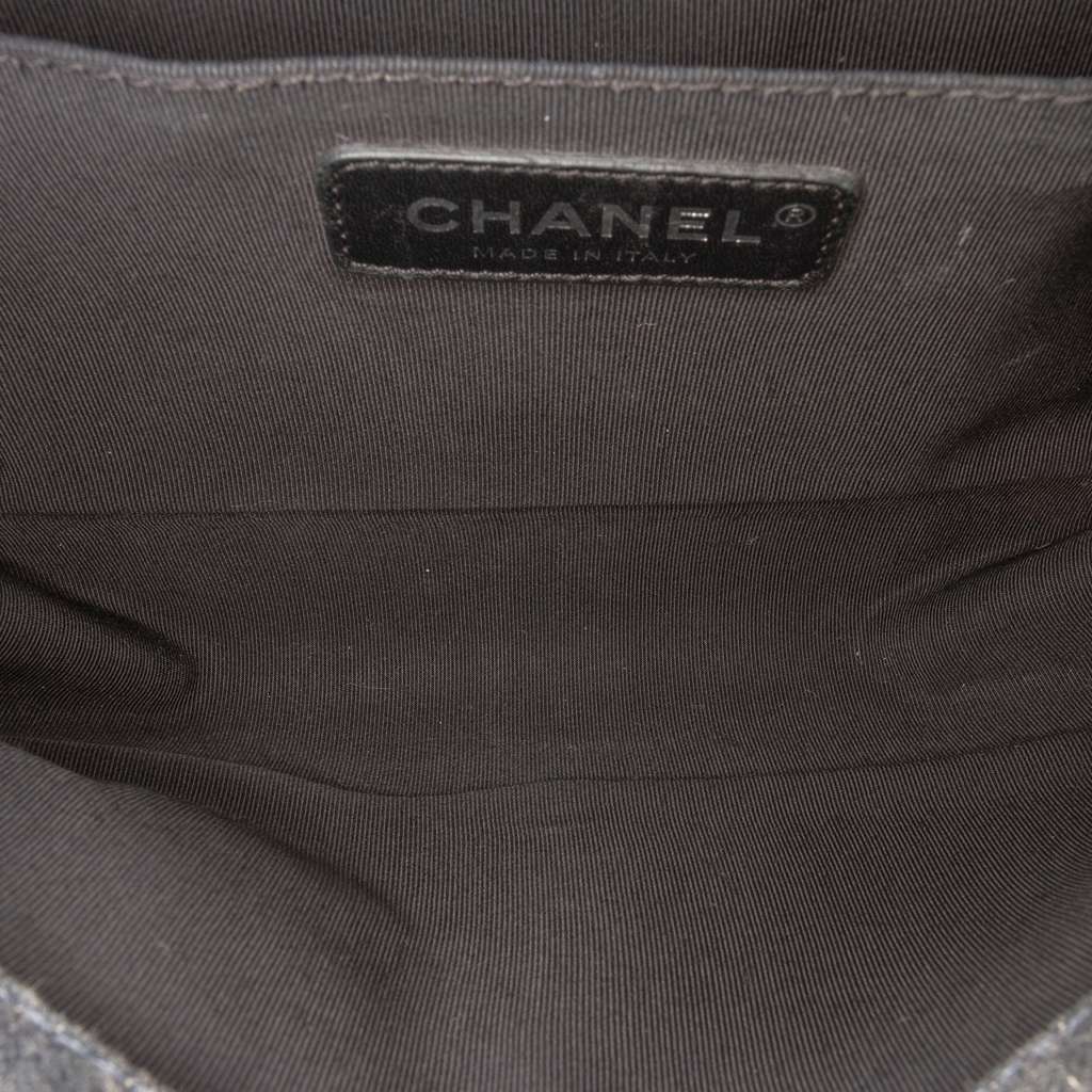 Chanel Medium Embossed Denim Boy Flap - 4