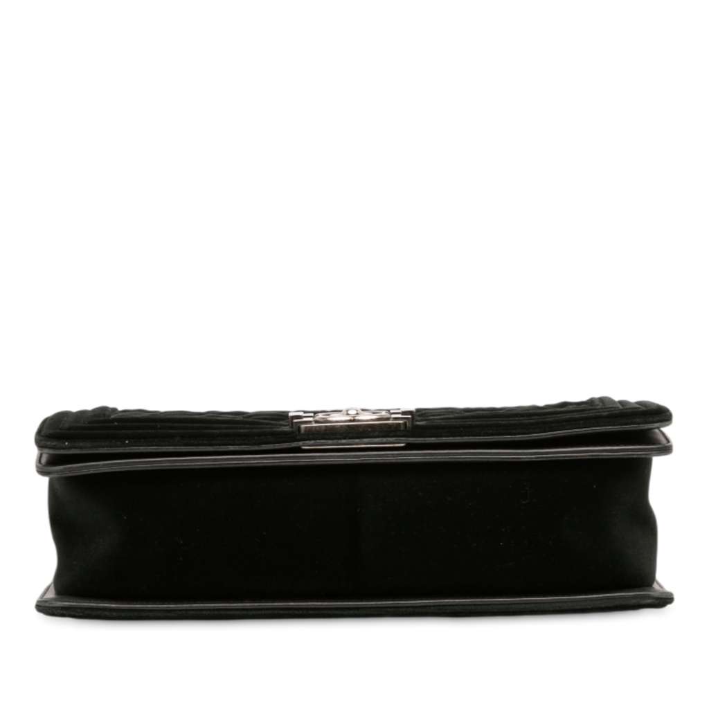 Chanel Medium Quilted Velvet Wild Stitch Boy Flap - Image 6