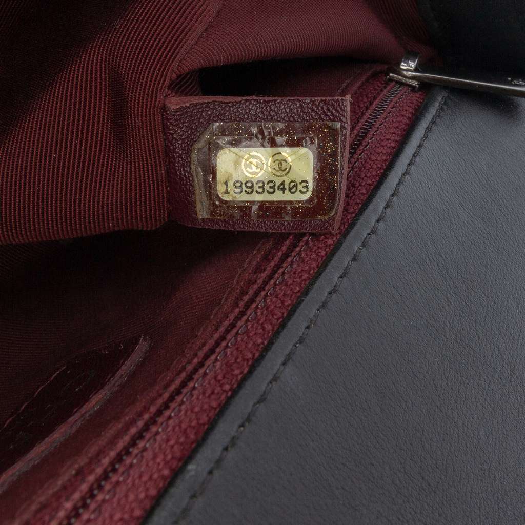 Chanel Medium Quilted Velvet Wild Stitch Boy Flap - Detail 1