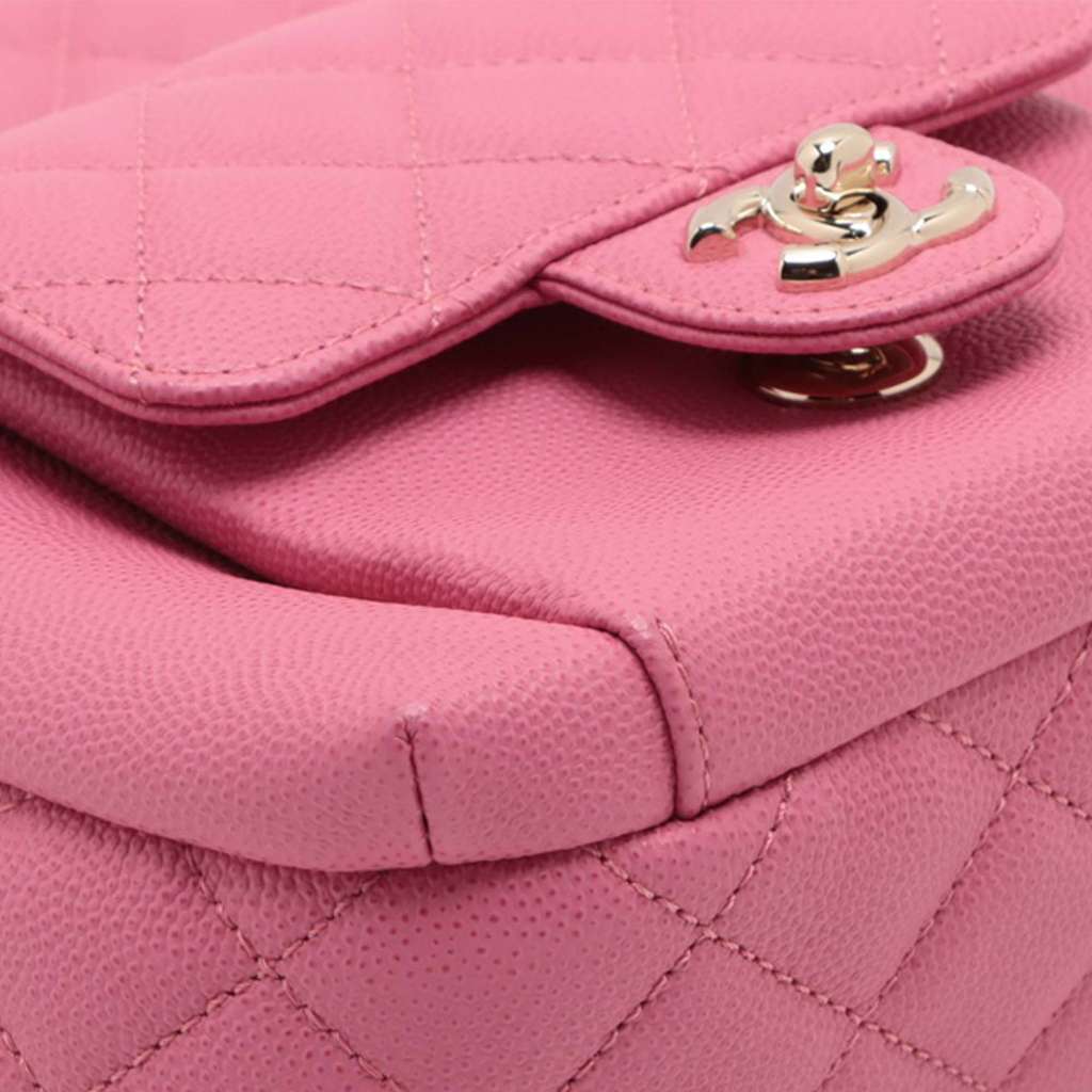 Chanel Small Quilted Caviar CC Day Backpack - Image 11