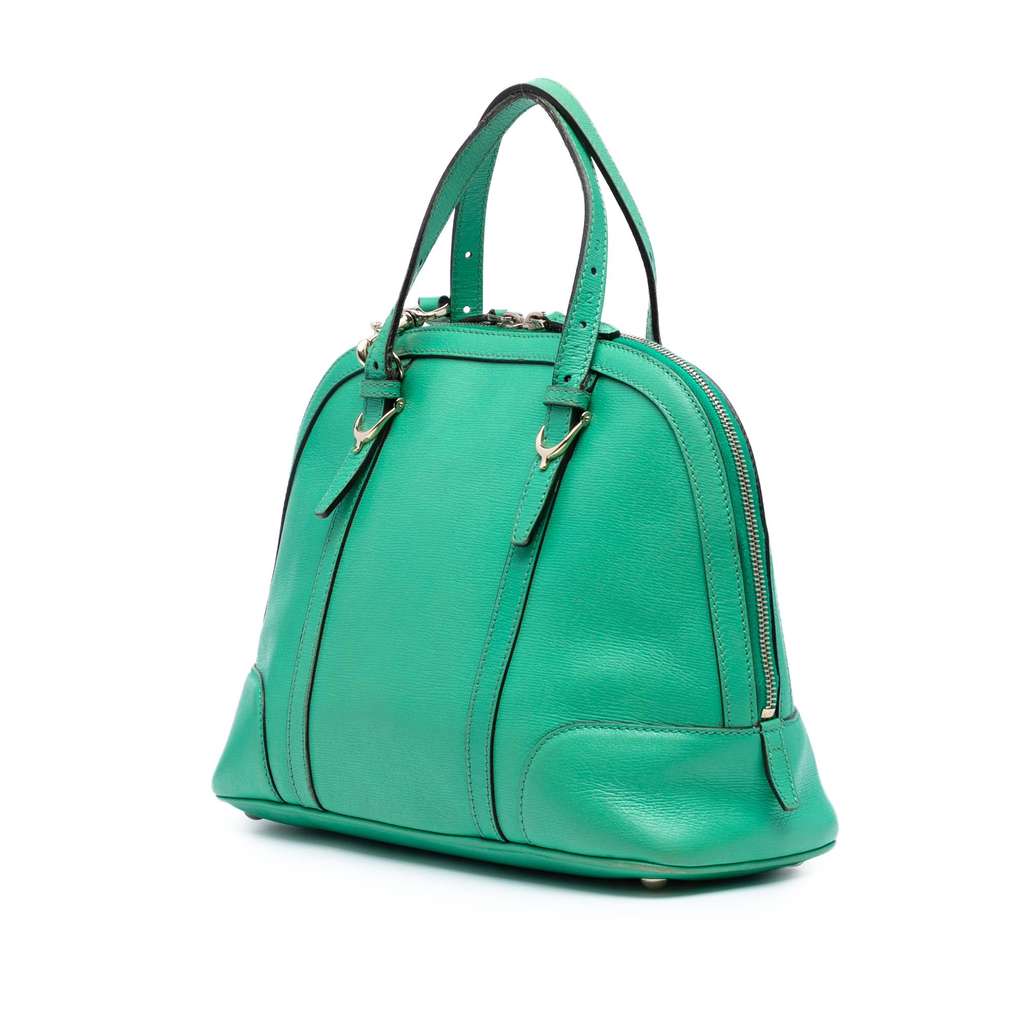 Gucci Small Leather Nice Dome Satchel - Back view