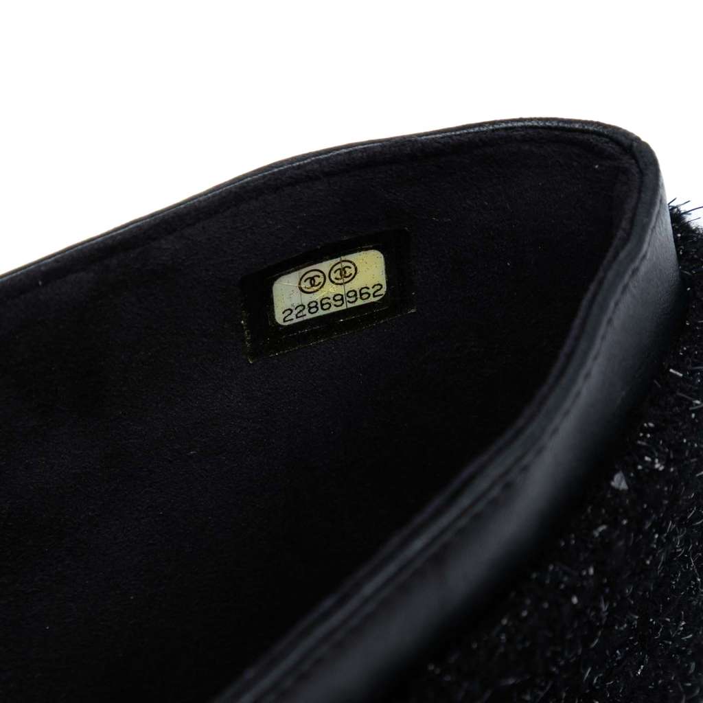 Chanel CC Tweed Chain Around Tablet Holder Crossbody - Detail 1