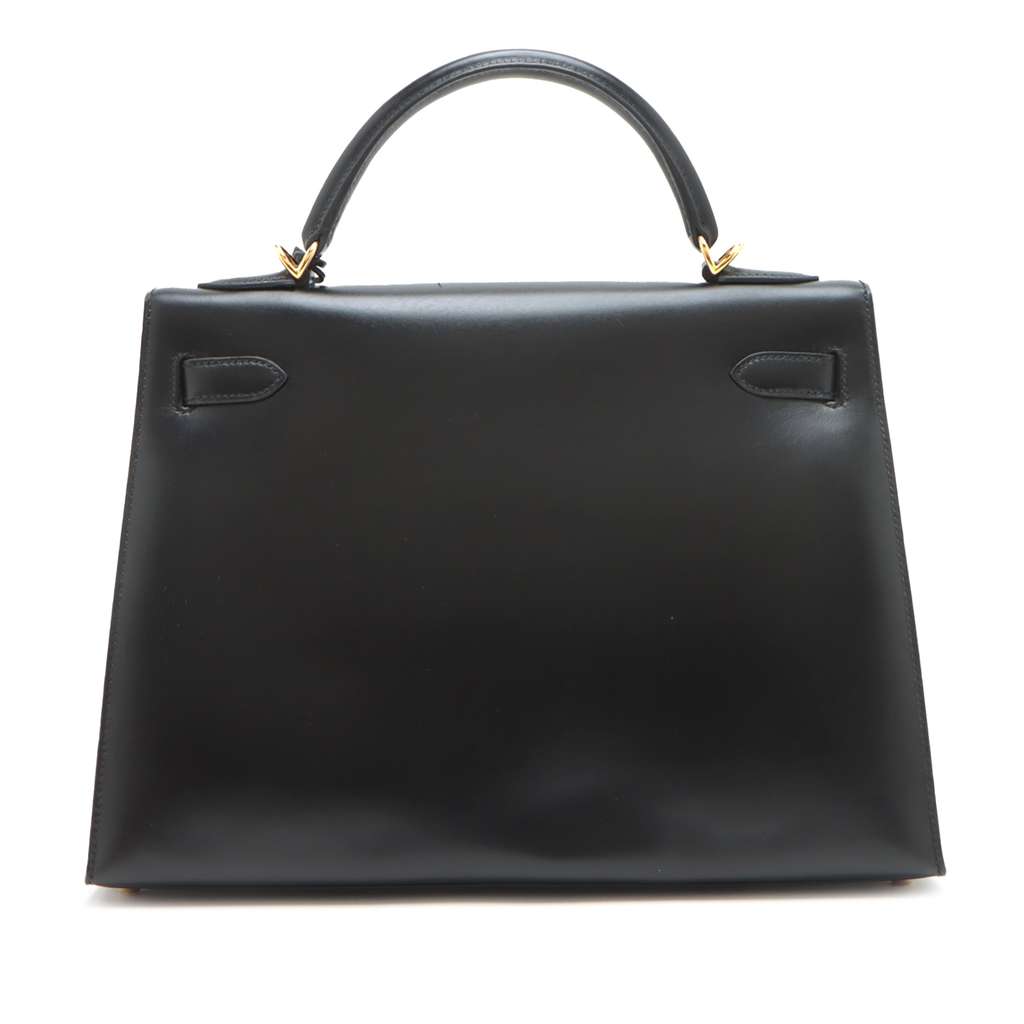 Hermès Box Calf Kelly II Sellier 32 - Back view