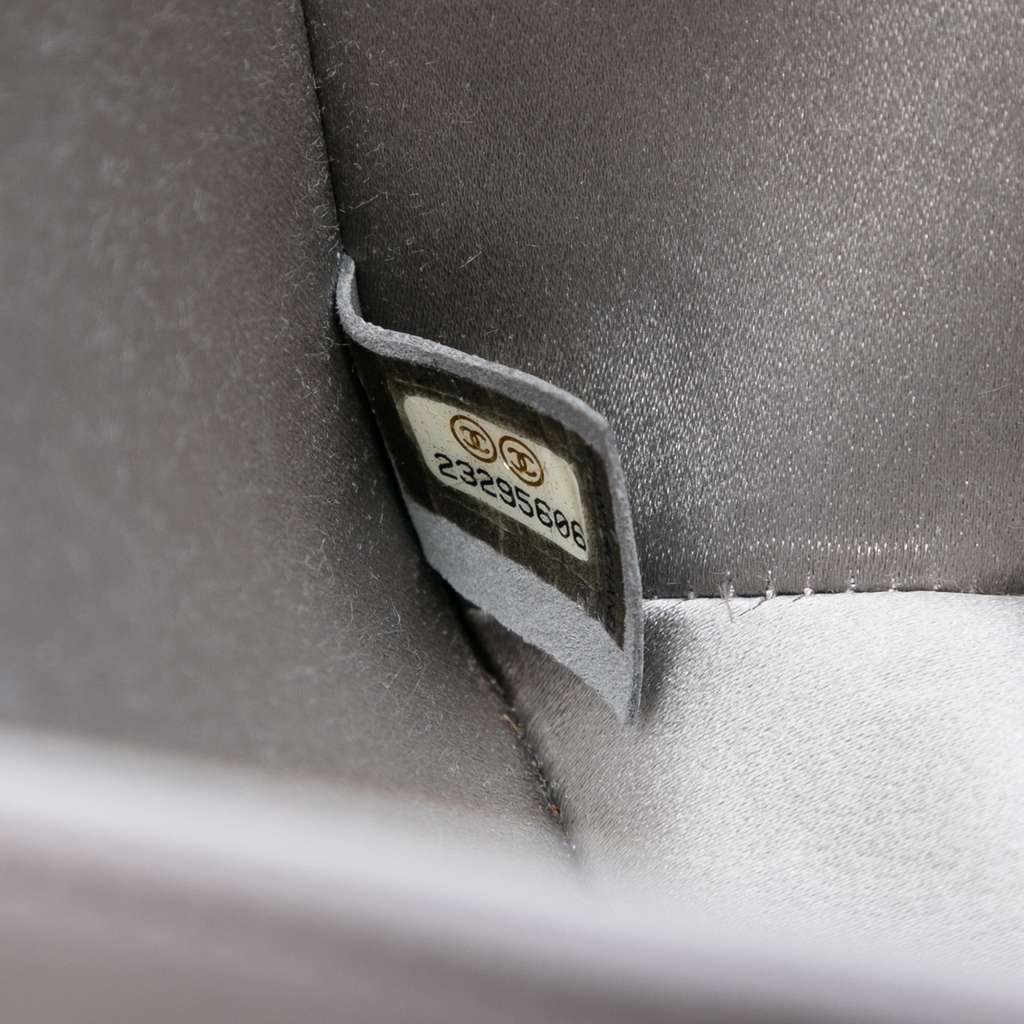 Chanel Small Lambskin Chocolate Bar CC Piercing Studded Chain Flap - Detail 1