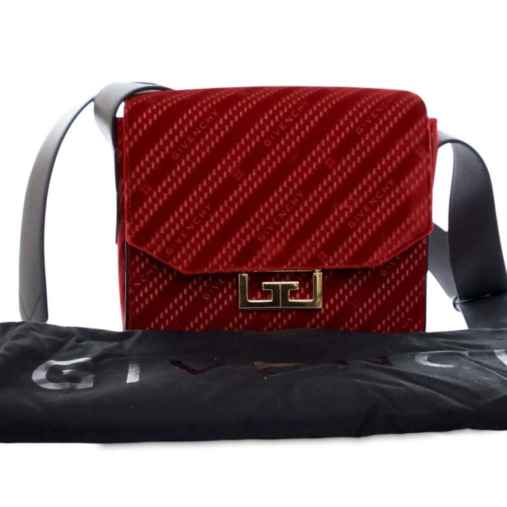 Givenchy Mini Velvet Diagonal Eden Flap - Image 14