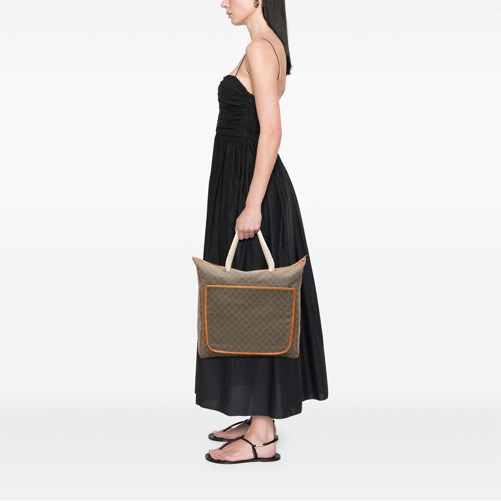 Gucci GG Canvas Rope Tote - Image 12