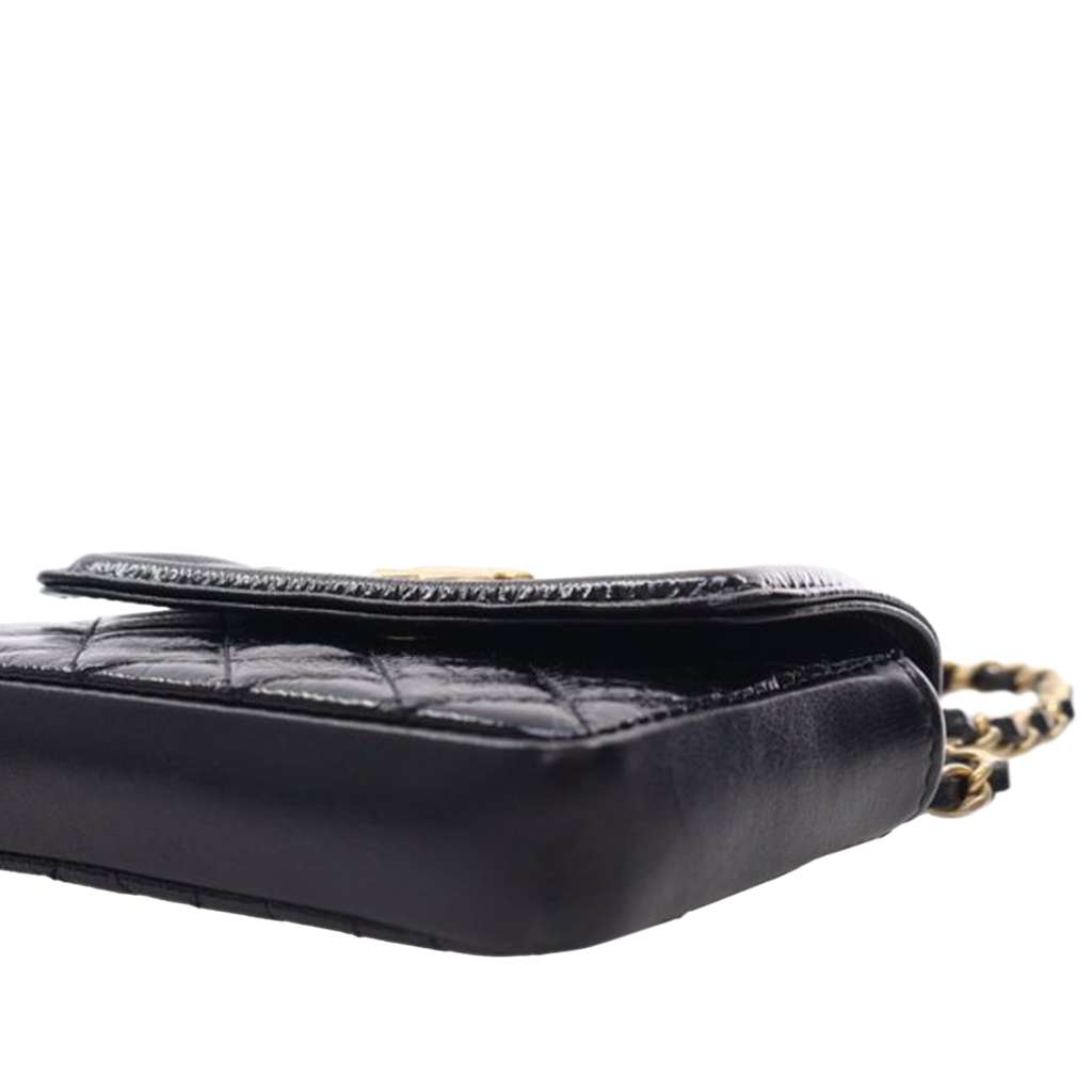 Chanel Quilted Shiny Aged Calfskin Waist Belt Bag - Image 13