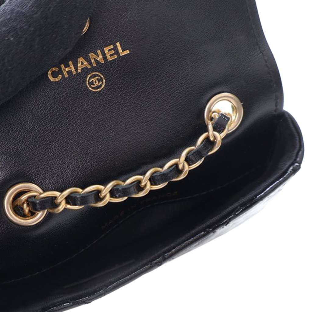 Chanel Quilted Shiny Aged Calfskin Waist Belt Bag - 4