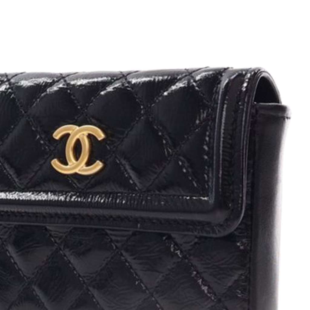 Chanel Quilted Shiny Aged Calfskin Waist Belt Bag - Detail 2