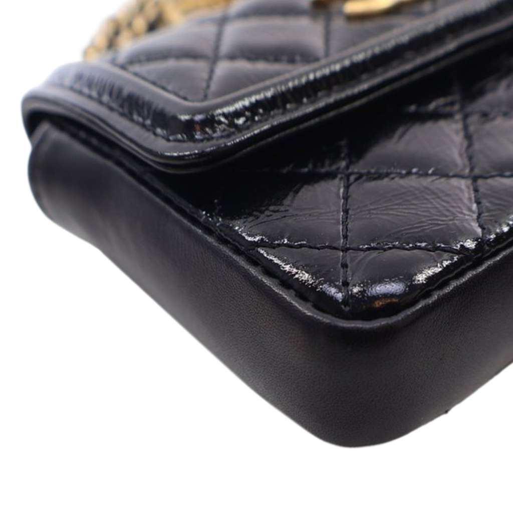 Chanel Quilted Shiny Aged Calfskin Waist Belt Bag - Image 12