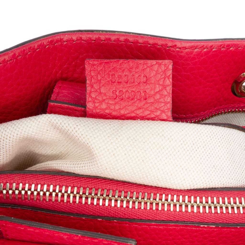 Gucci Medium Bicolor Calfskin Bamboo Shopper Satchel - Detail 1