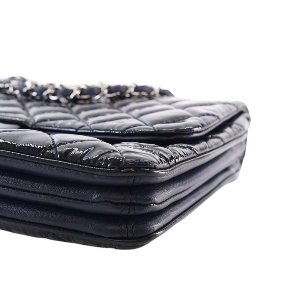 Chanel Jumbo Quilted Patent 3 Compartment Flap - Detail 1