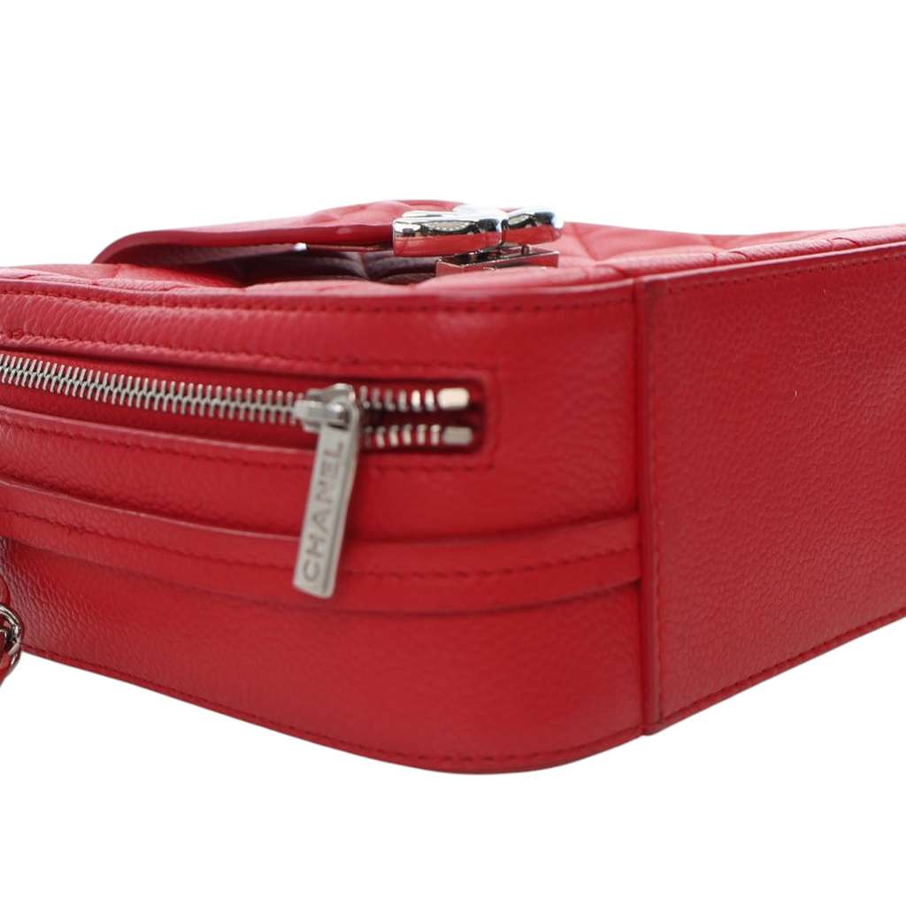 Chanel Mini Quilted Caviar CC Box Camera Bag - Image 12