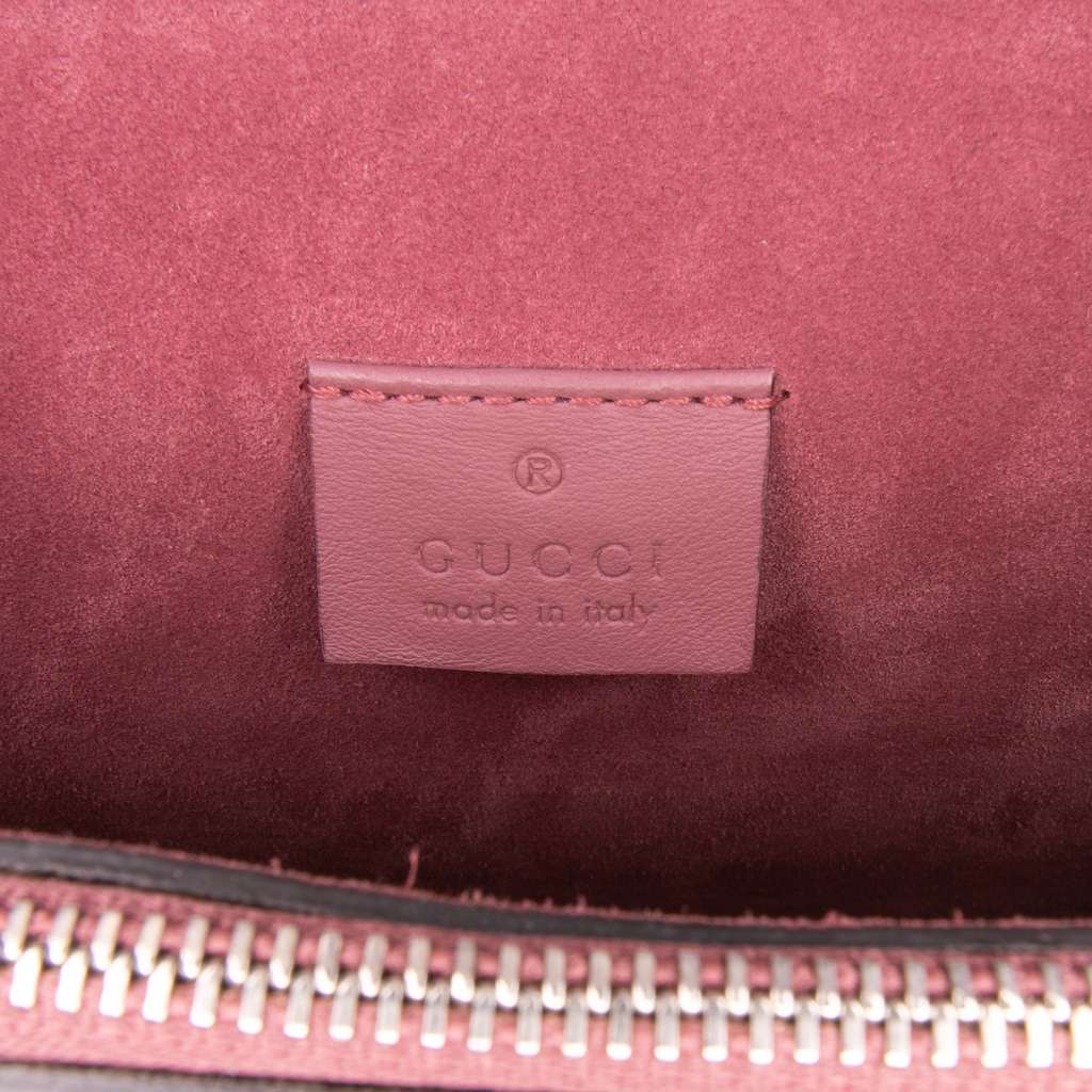 Gucci Medium GG Supreme Blooms Dionysus Shoulder Bag - Side view
