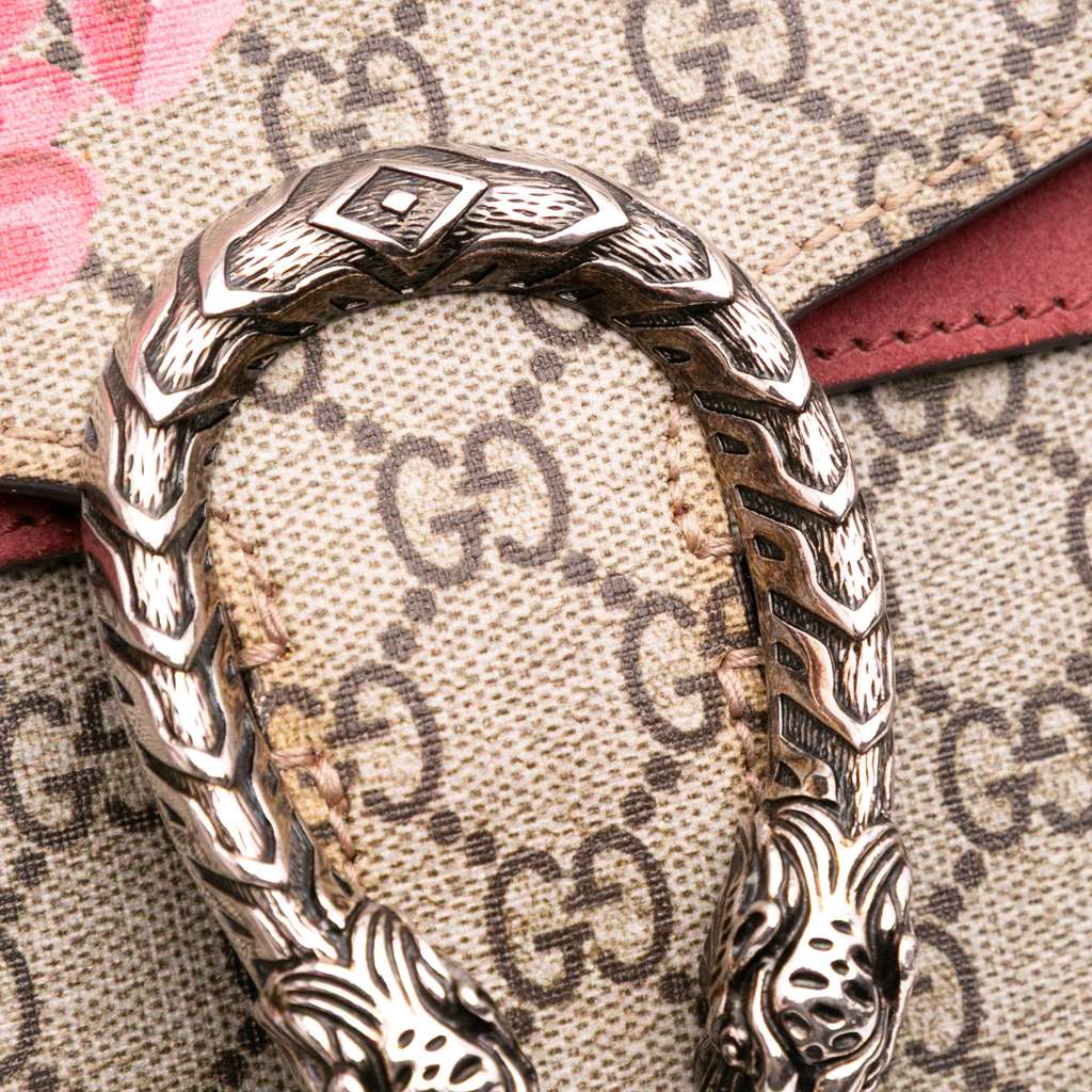 Gucci Medium GG Supreme Blooms Dionysus Shoulder Bag - Image 10