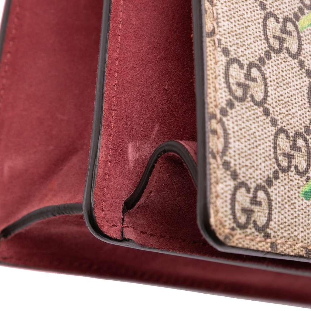 Gucci Medium GG Supreme Blooms Dionysus Shoulder Bag - Image 12