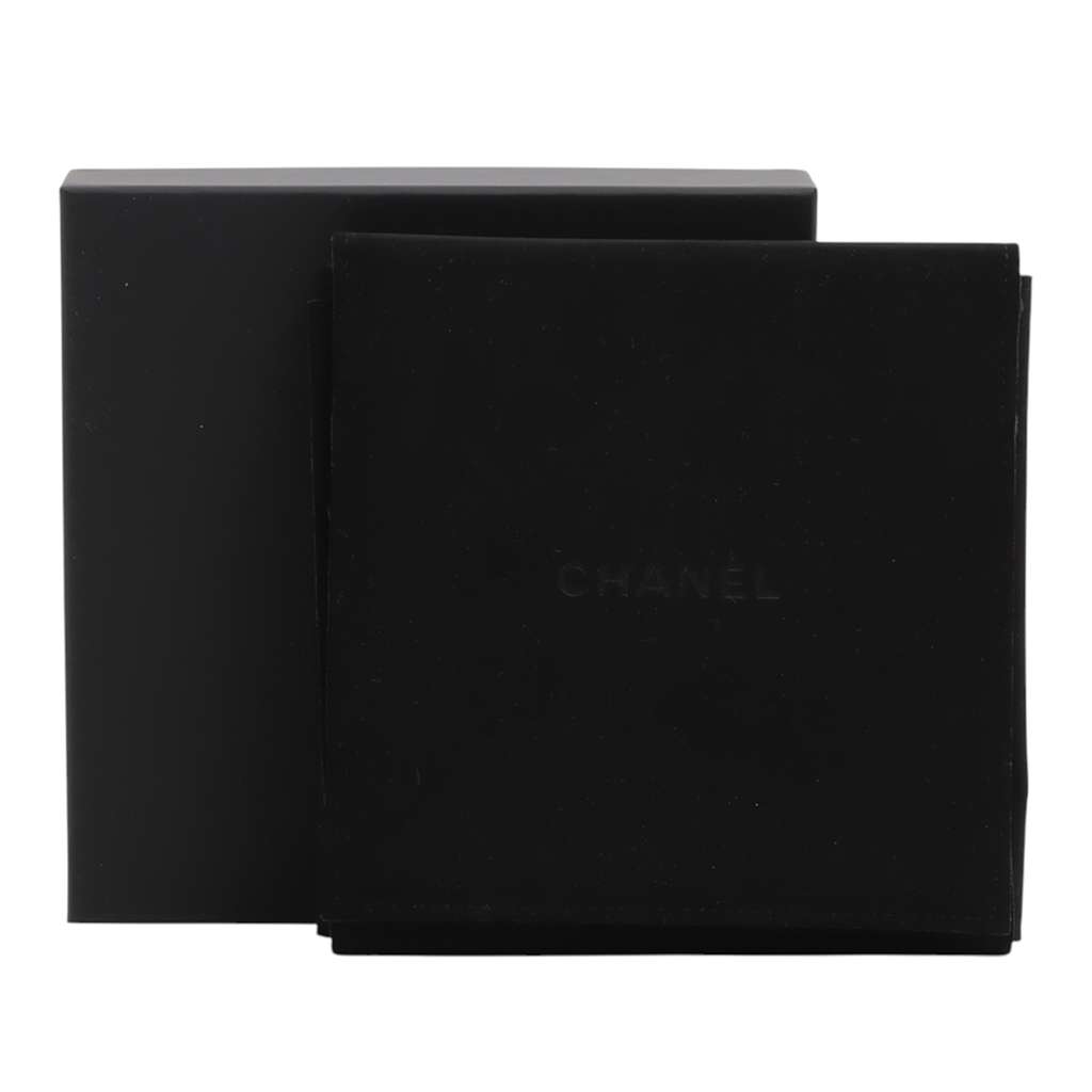 Chanel Gold Plated Crystal Hearts Choker Necklace - Detail 1