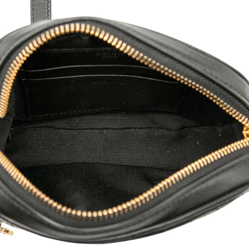 Celine Small Quilted Calfskin C Charm Crossbody - 4