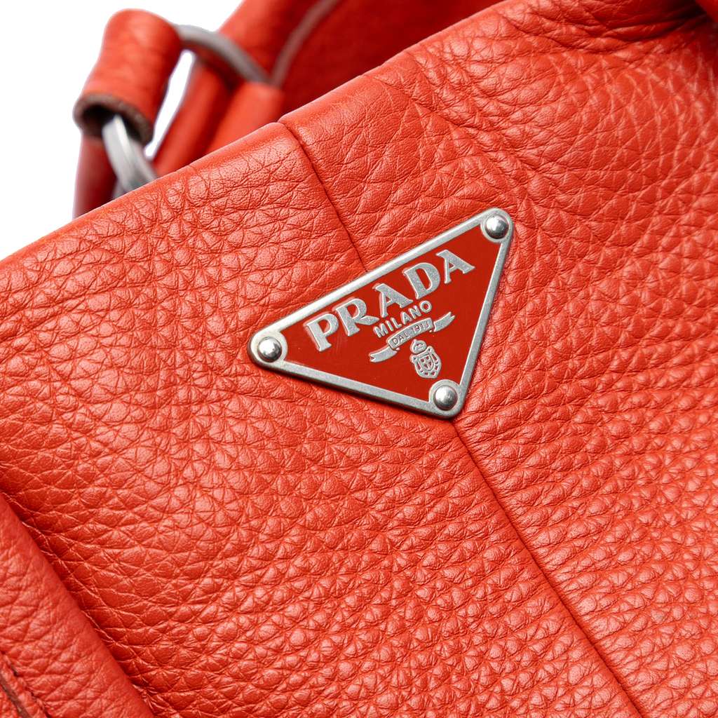 Prada Vitello Daino Side Pocket Tote - Side view