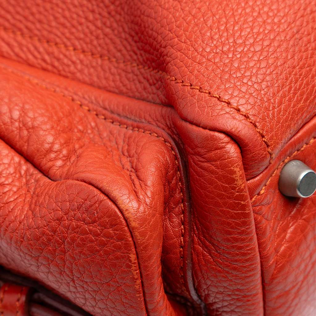Prada Vitello Daino Side Pocket Tote - Detail 1