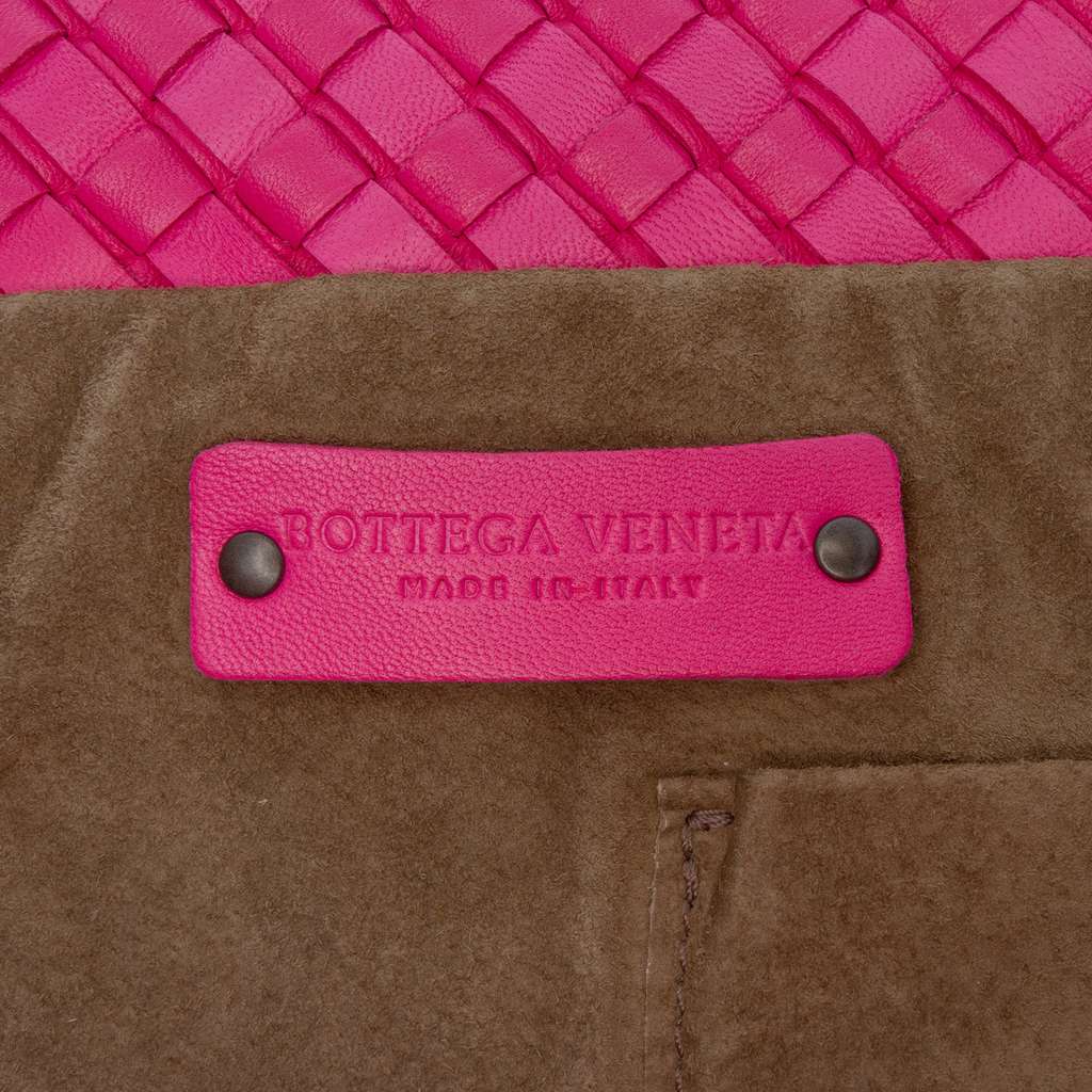 Bottega Veneta Intrecciato Trimmed Bicolor Nappa Tote - Detail 1