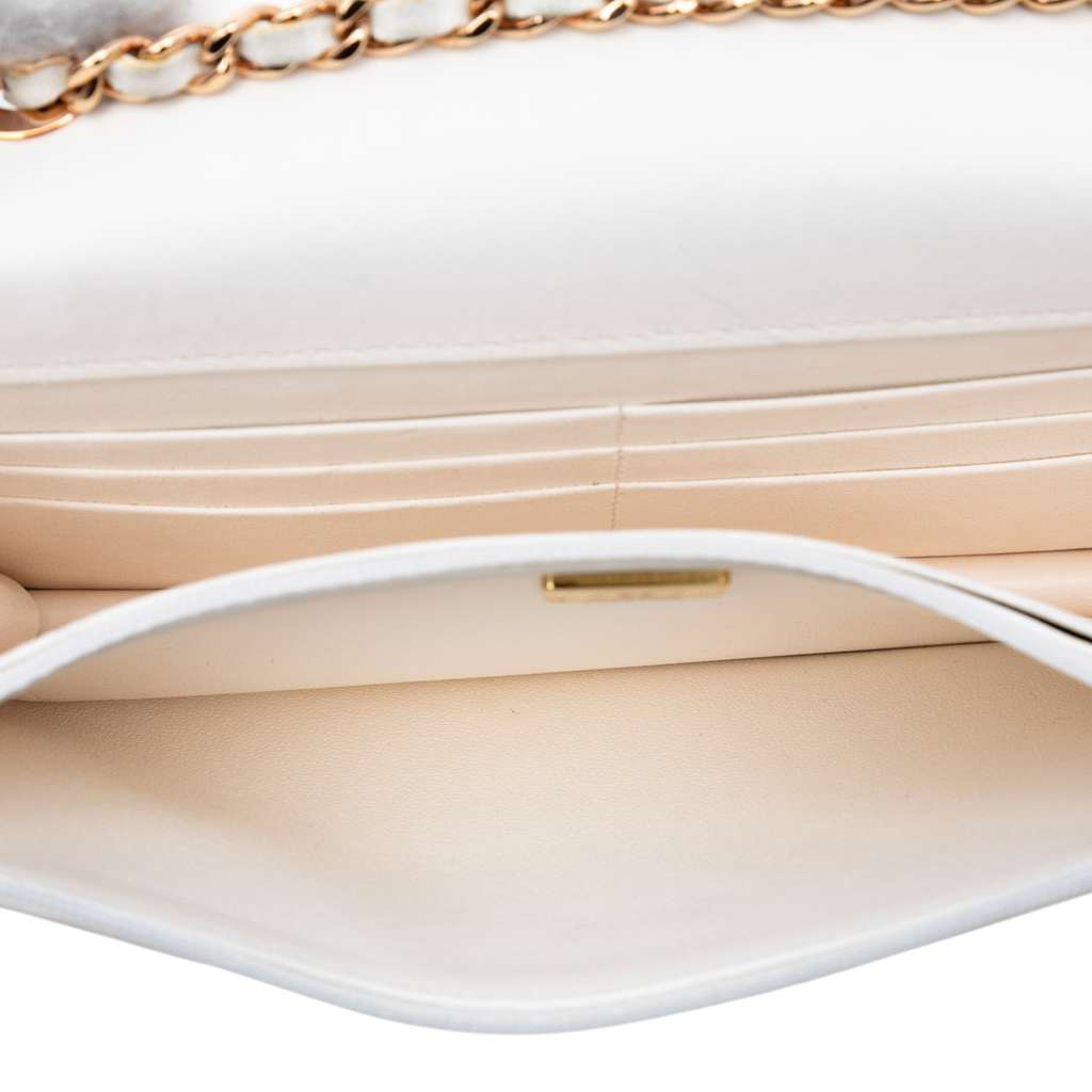 Chanel CC Quilted Lambskin Frame Wallet On Chain - 4