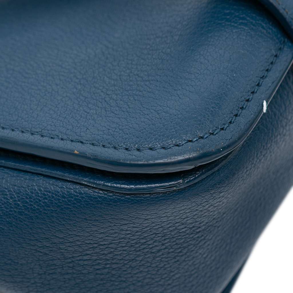 Miu Miu Goatskin Madras Satchel - Image 10