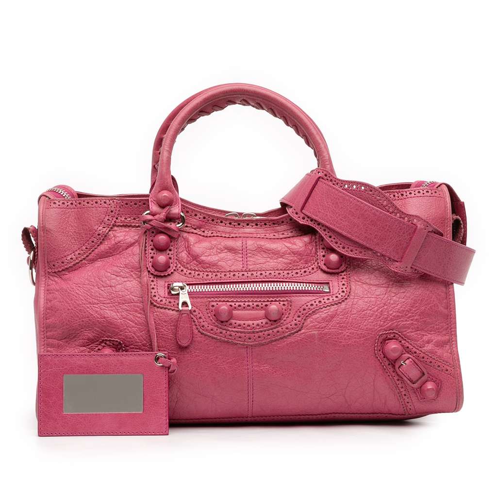 Balenciaga Lambskin Motocross Giant Brogues Part Time Satchel - Image 14