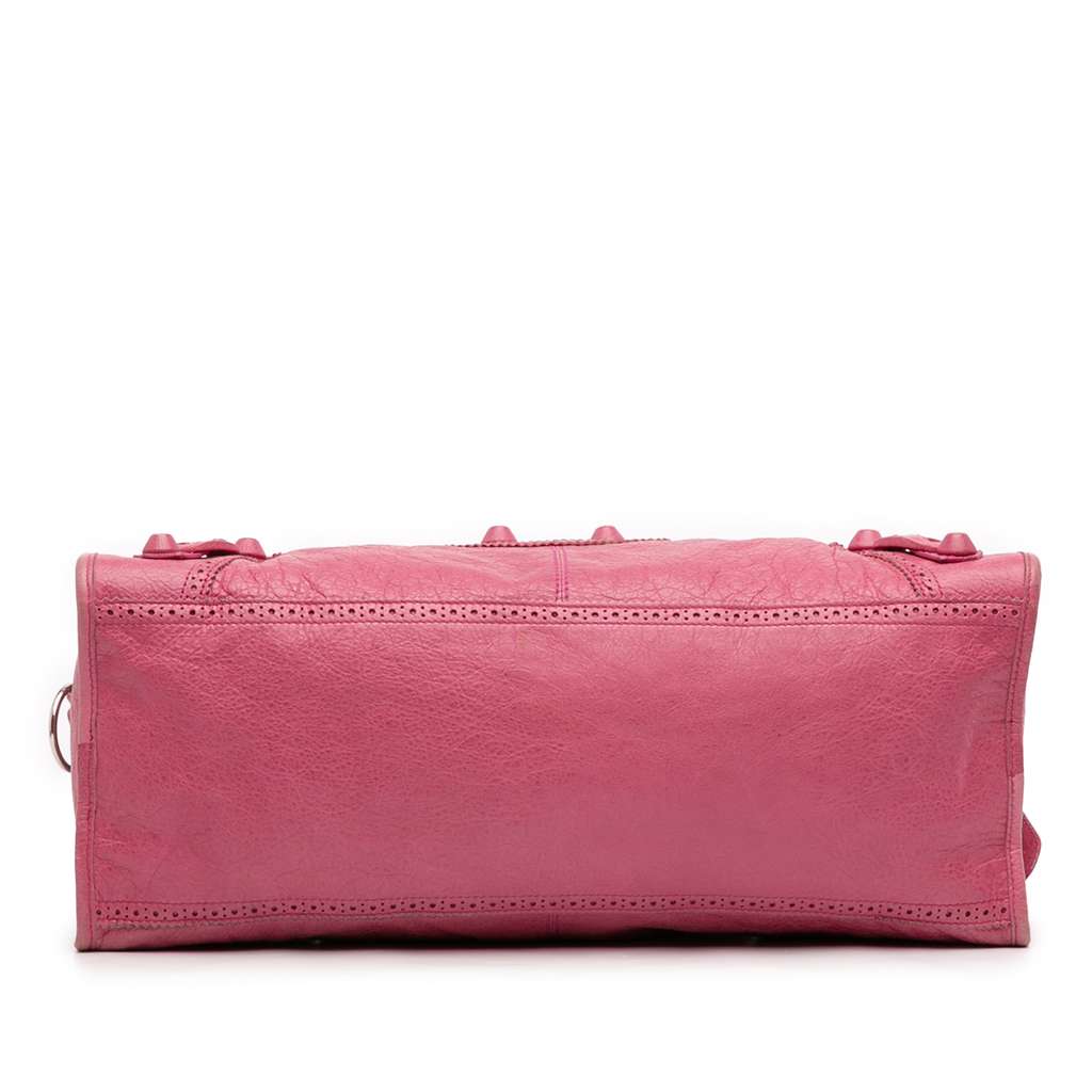 Balenciaga Lambskin Motocross Giant Brogues Part Time Satchel - Image 6