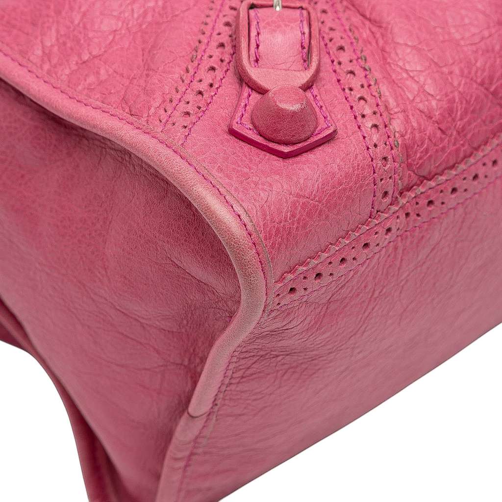 Balenciaga Lambskin Motocross Giant Brogues Part Time Satchel - Image 11