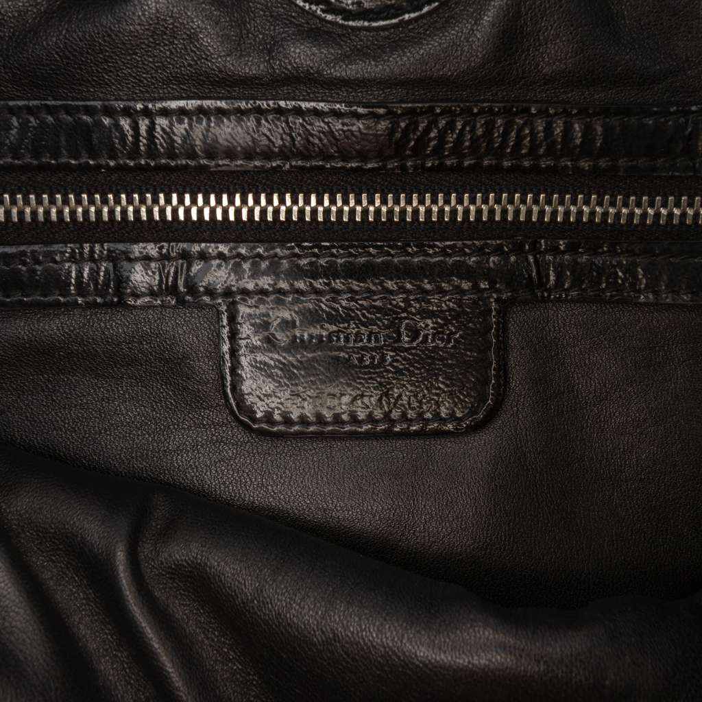 Dior Medium Patent Cannage Vertical Soft Shopping Tote - 5