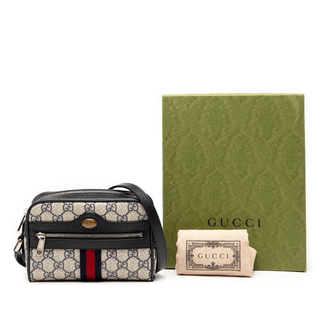 Gucci Mini GG Supreme Ophidia Crossbody - Image 10