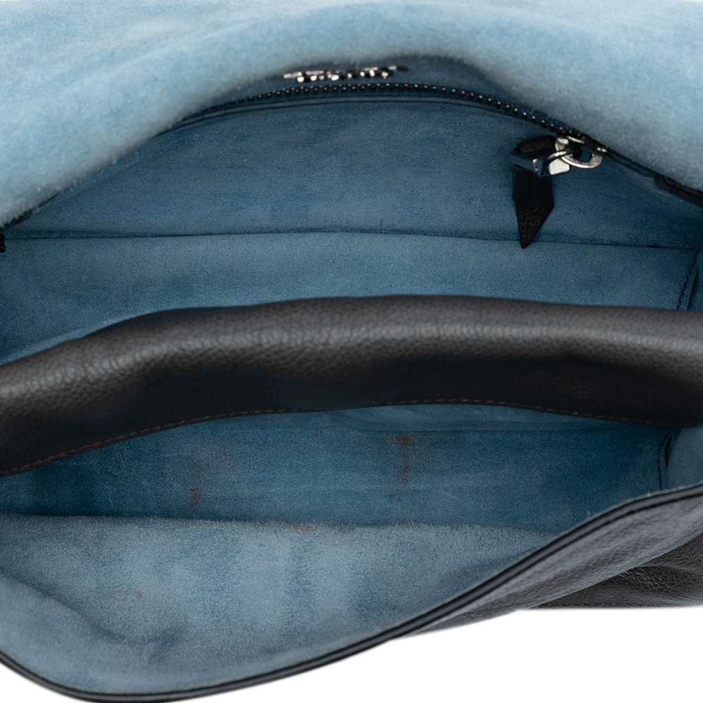 Prada Glace Calfskin Studded Etiquette Flap - 4