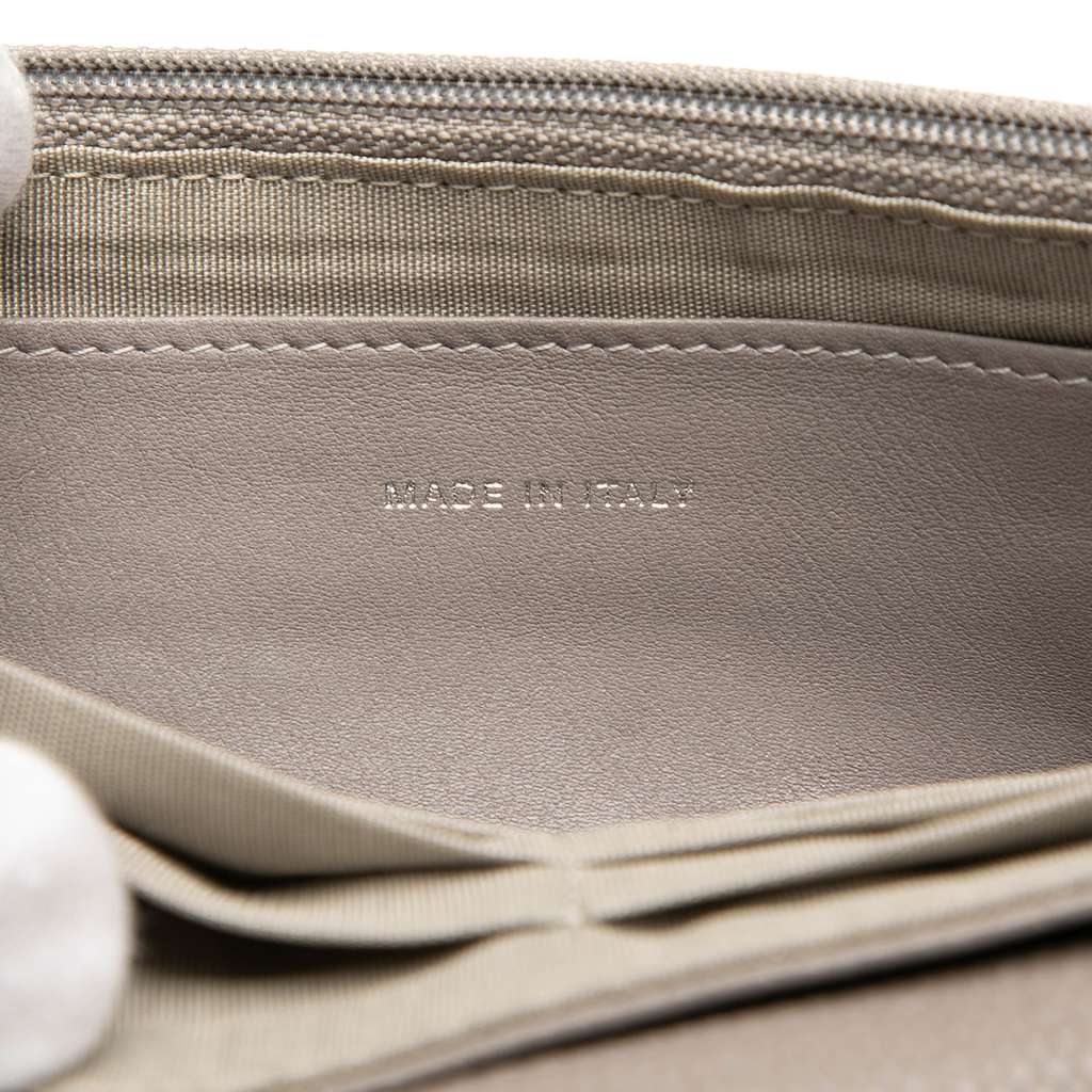 Chanel CC Caviar Half Moon Wallet on Chain - Side view