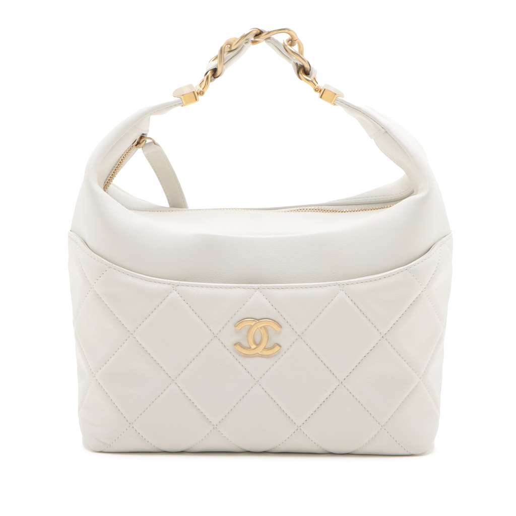 Chanel Quilted Calfskin Close To Me Hobo