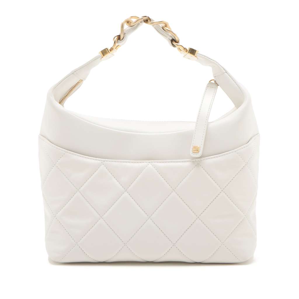 Chanel Quilted Calfskin Close To Me Hobo - Back view