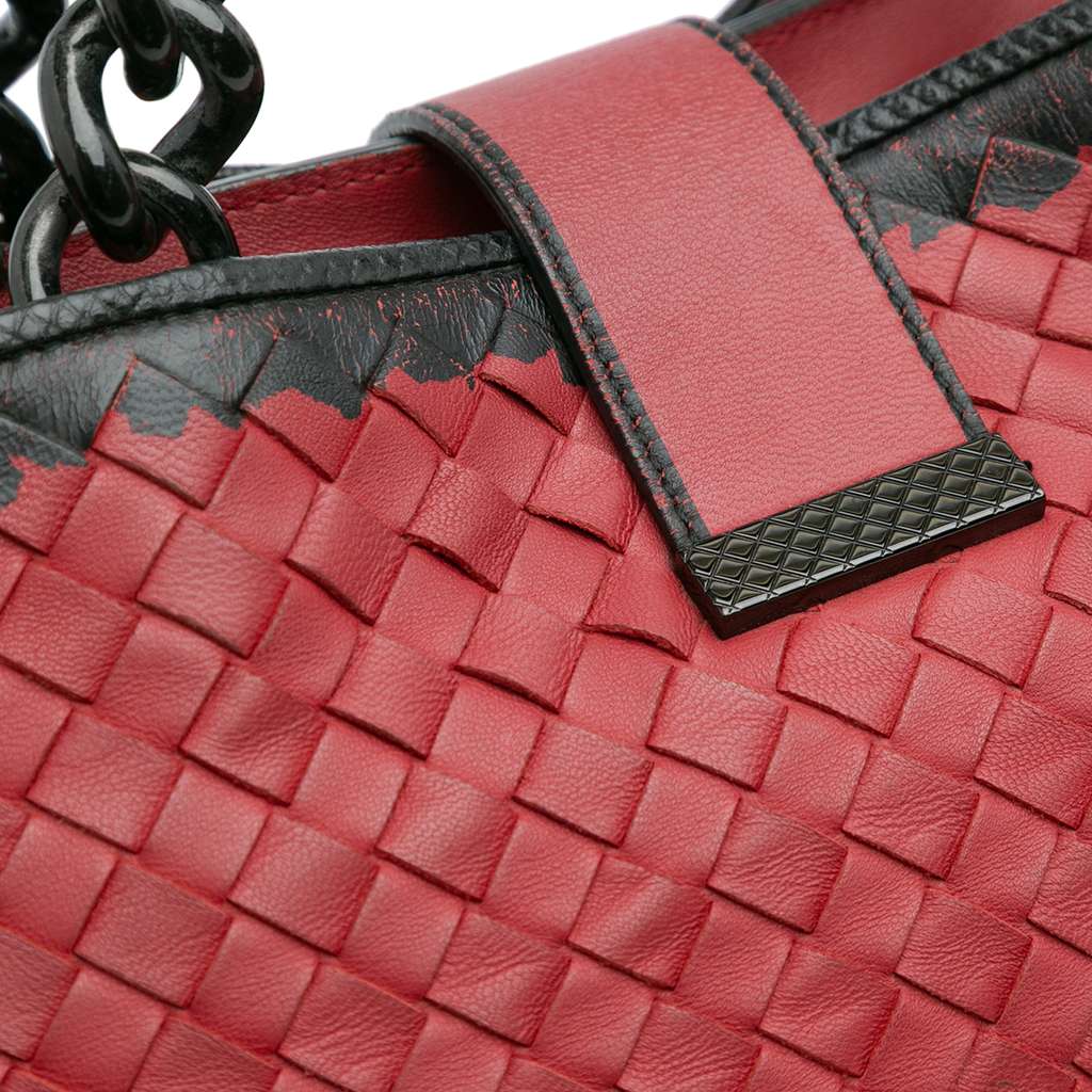 Bottega Veneta Nappa Intrecciato Karung Glass Tote - Image 11