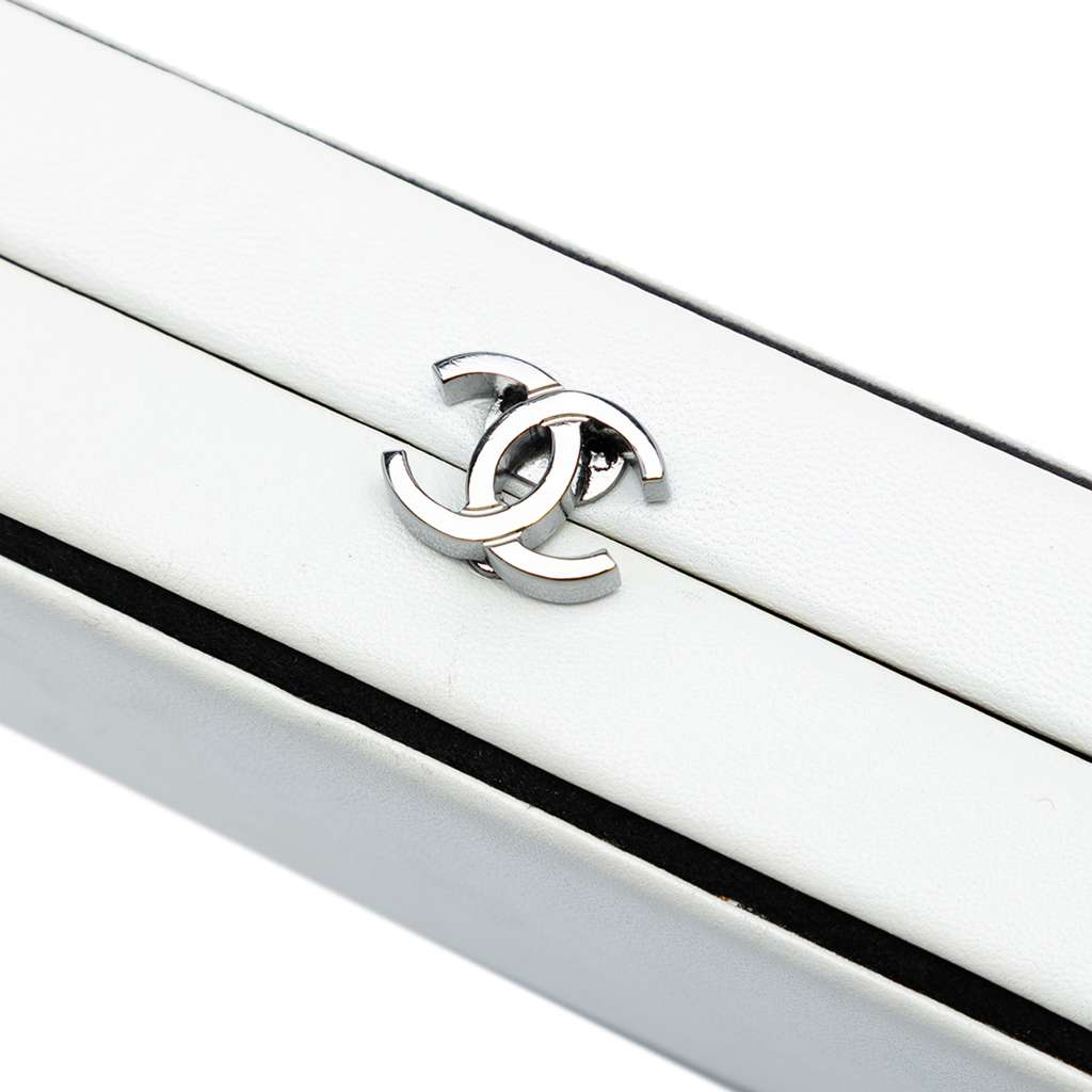 Chanel CC Lambskin Box Clutch - Side view