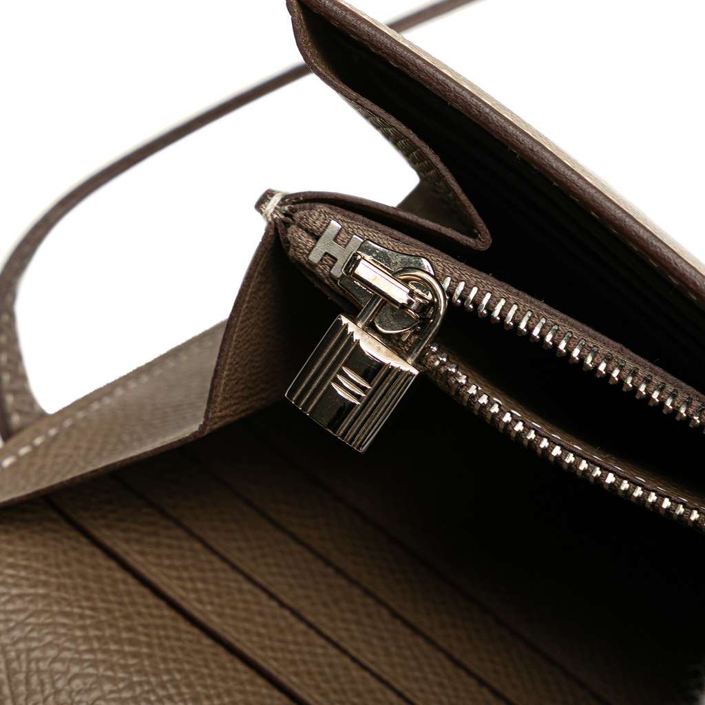 Hermès Epsom Kelly Longue Wallet - Side view