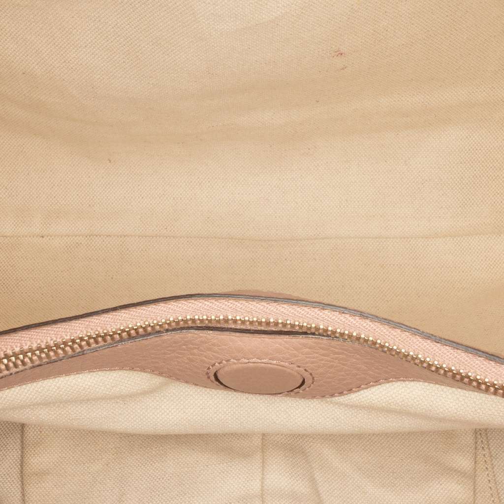 Gucci Medium Calfskin Bamboo Shopper Satchel - 4