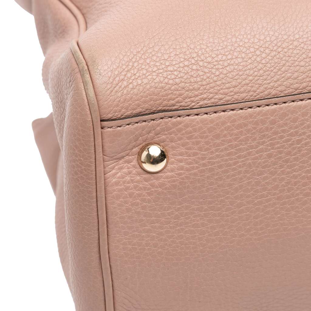 Gucci Medium Calfskin Bamboo Shopper Satchel - Image 12