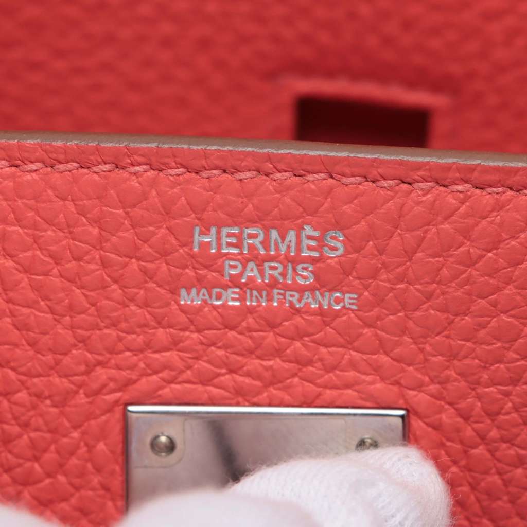 Hermès Clemence Birkin Retourne 30 - Detail 1