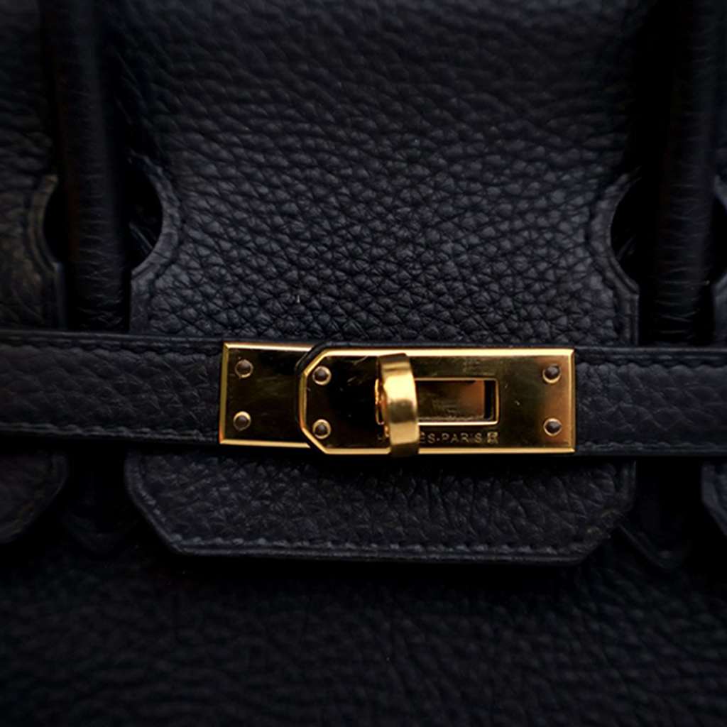 Hermès Togo Birkin Retourne 25 - Detail 2