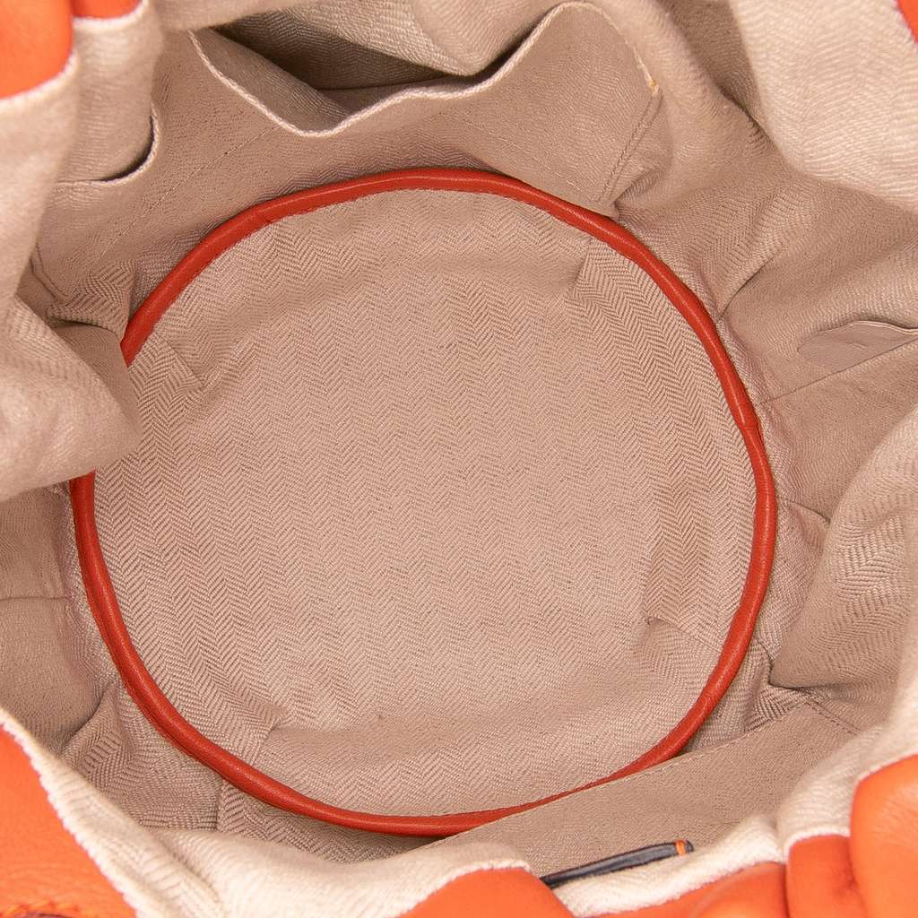 Loewe Small Gathered Lambskin Bounce Bag - 4