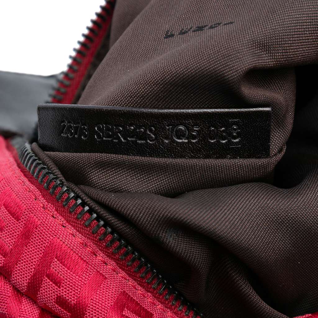 Fendi Zucchino Canvas Oyster Hobo - Detail 1