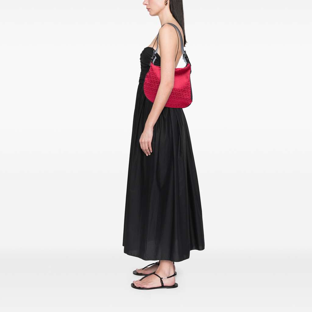 Fendi Zucchino Canvas Oyster Hobo - Detail 2