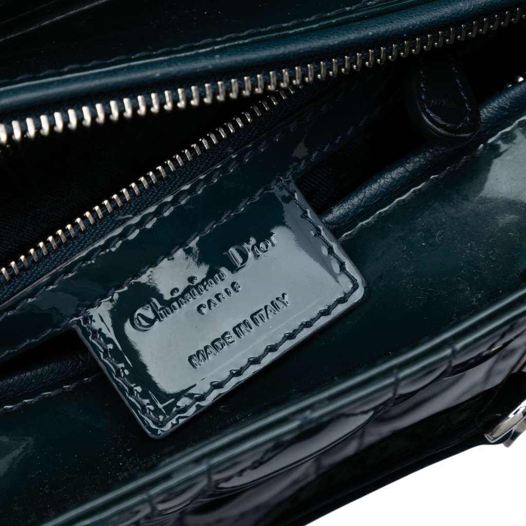 Dior Medium Patent Cannage Lady Dior - Side view