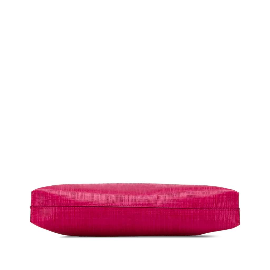 Loewe Large Linen Embossed Patent Anagram Repeat T Pouch - Image 6